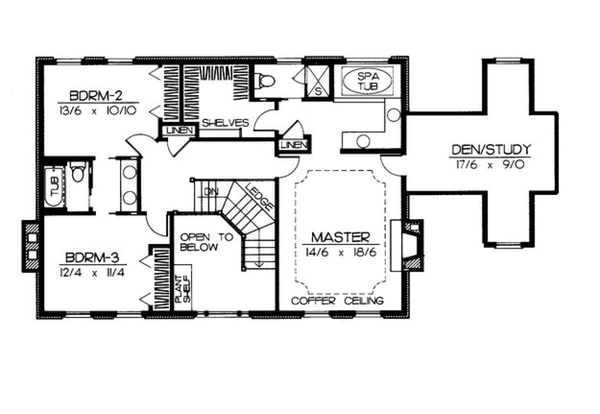 Floorplan 2 for House Plan #692-00026