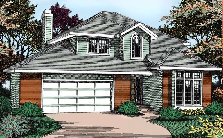 House Plan House Plan #6201 Front Elevation
