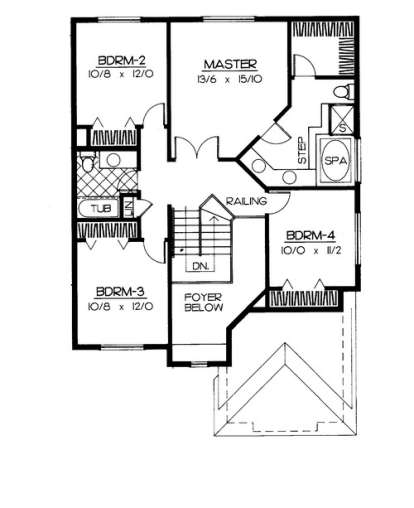 Floorplan 2 for House Plan #692-00027
