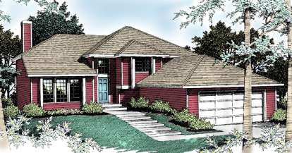 5 Bed, 3 Bath, 2409 Square Foot House Plan - #692-00029