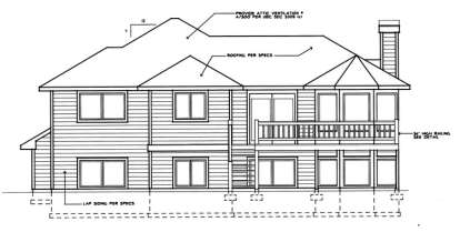 Traditional House Plan #692-00029 Elevation Photo