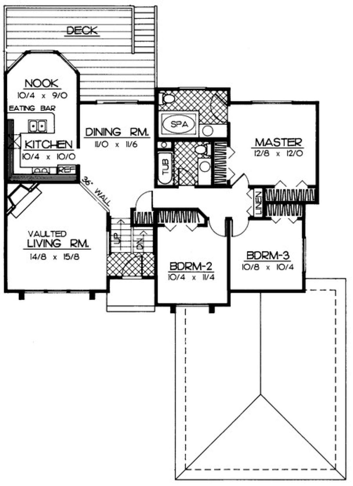 Floorplan 2 for House Plan #692-00029