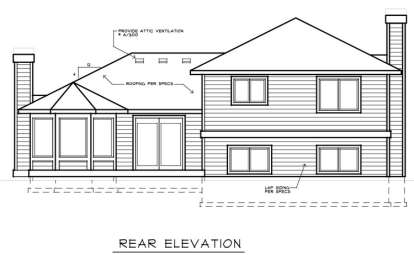Northwest House Plan #692-00030 Elevation Photo