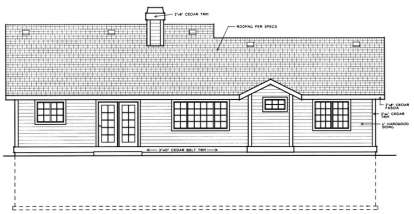 Country House Plan #692-00036 Elevation Photo