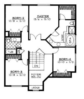 Floorplan 2 for House Plan #692-00037