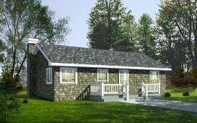 Cottage House Plan #692-00039 Elevation Photo