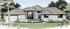 Ranch House Plan #692-00046 Elevation Photo