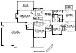 Floorplan 1 for House Plan #692-00046