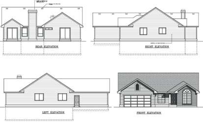 Traditional House Plan #692-00051 Elevation Photo