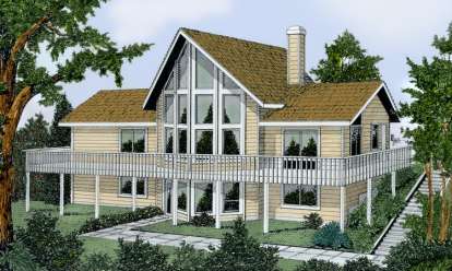 2 Bed, 2 Bath, 1888 Square Foot House Plan - #692-00052