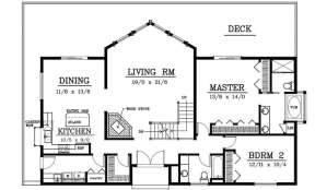 Floorplan 1 for House Plan #692-00052