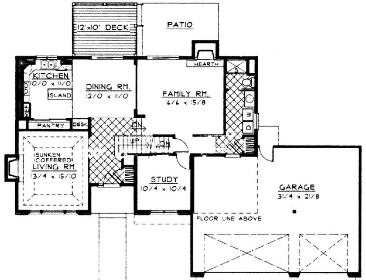 Floorplan 1 for House Plan #692-00055