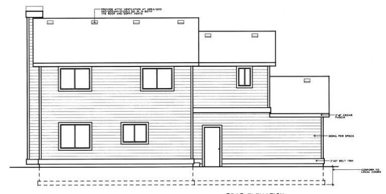 Farmhouse House Plan #692-00056 Elevation Photo