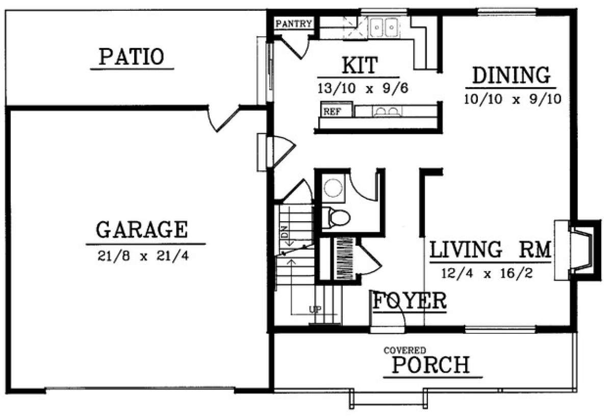 Floorplan 1 for House Plan #692-00056