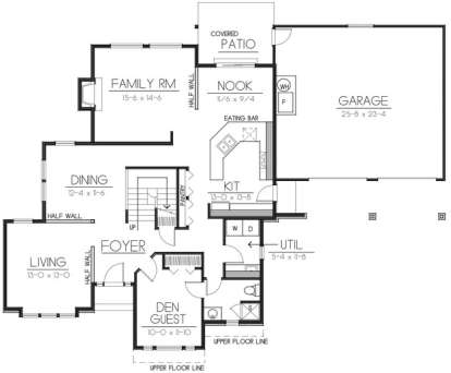 Floorplan 1 for House Plan #692-00057