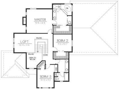 Floorplan 2 for House Plan #692-00057
