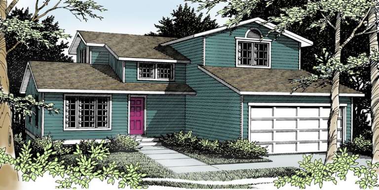 Traditional House Plan #692-00059 Elevation Photo