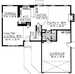 Floorplan 1 for House Plan #692-00059