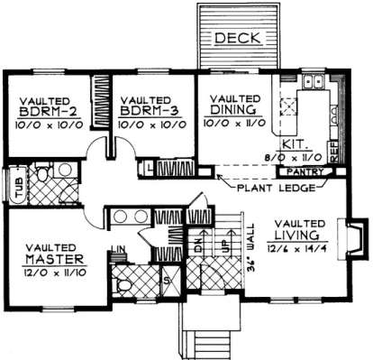 Floorplan 2 for House Plan #692-00060