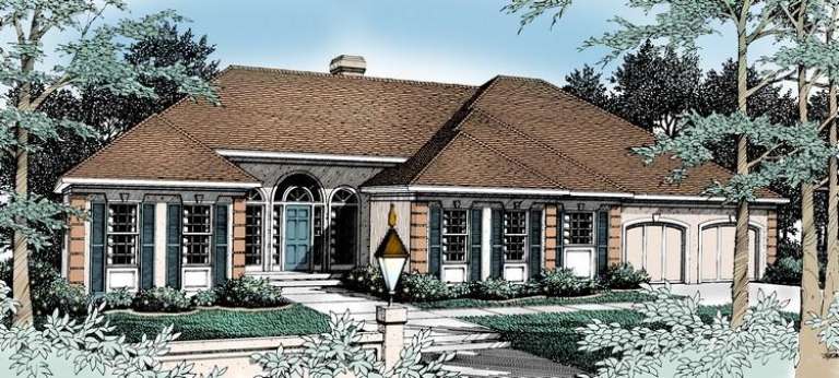 House Plan House Plan #6237 Front Elevation