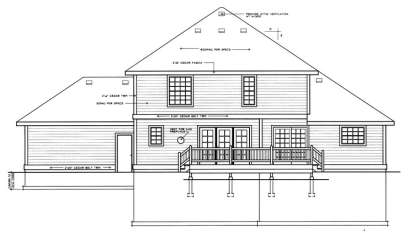 Traditional House Plan #692-00072 Elevation Photo