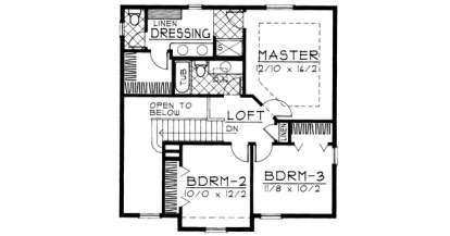 Floorplan 2 for House Plan #692-00072
