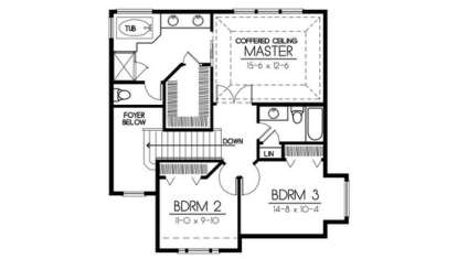 Floorplan 2 for House Plan #692-00073