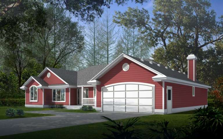 Traditional House Plan #692-00075 Elevation Photo