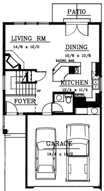 Floorplan 1 for House Plan #692-00078