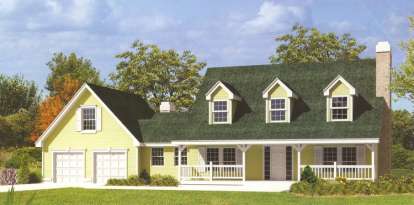 Farmhouse House Plan #692-00079 Elevation Photo