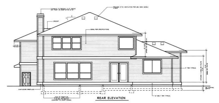 Contemporary House Plan #692-00080 Elevation Photo