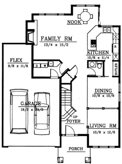 Floorplan 1 for House Plan #692-00081