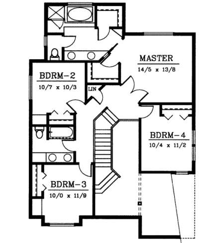 Floorplan 2 for House Plan #692-00081