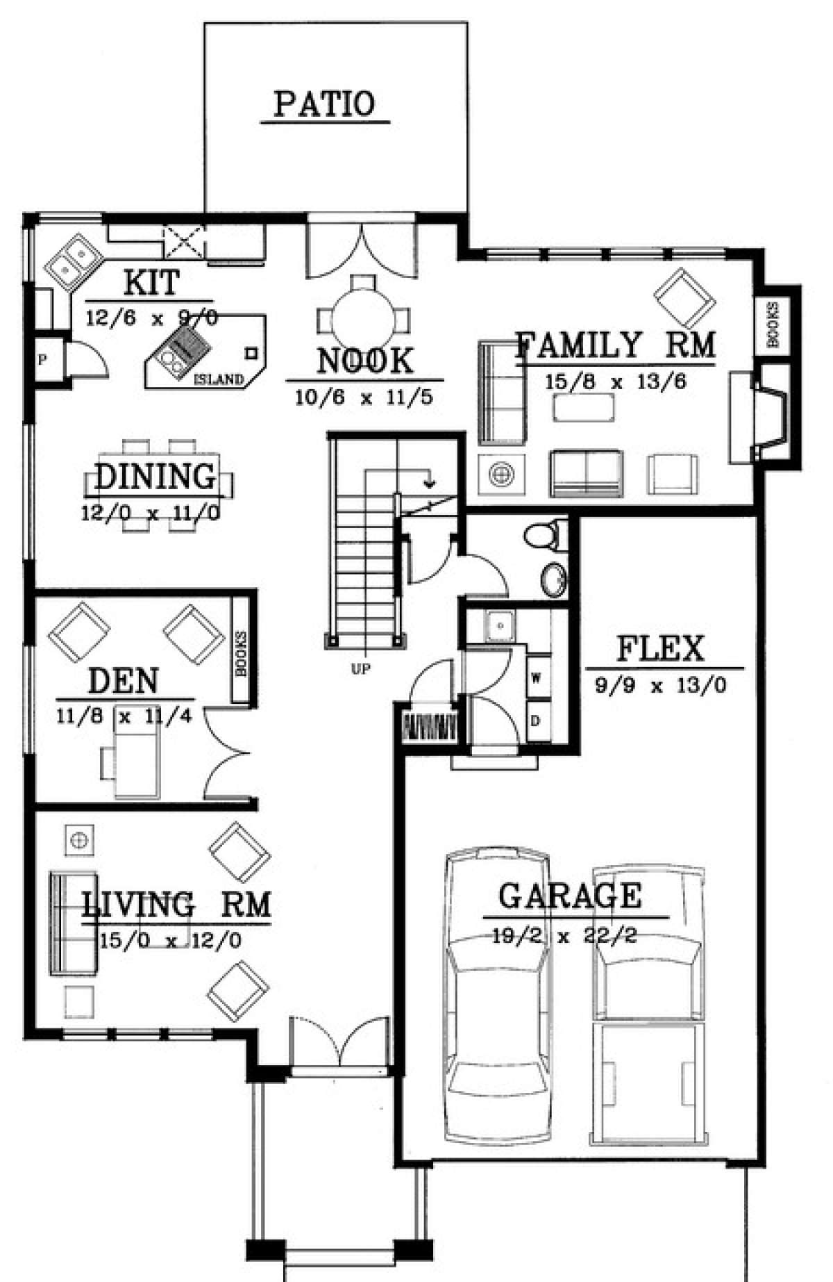 Floorplan 1 for House Plan #692-00085