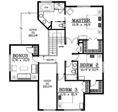 Floorplan 2 for House Plan #692-00085