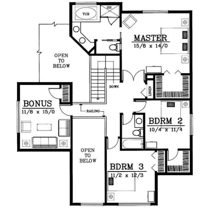 House Plan House Plan #6259 Drawing 2