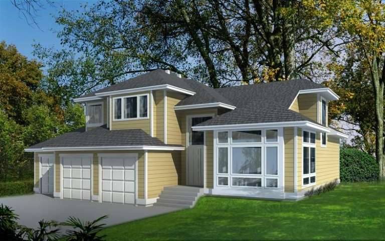 Traditional House Plan #692-00086 Elevation Photo