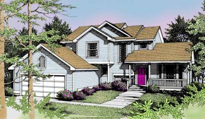Traditional House Plan #692-00087 Elevation Photo