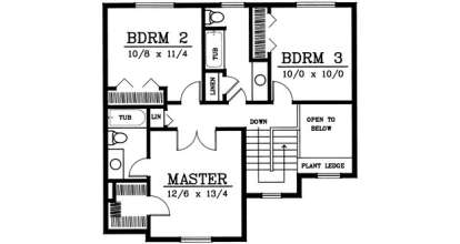 Floorplan 2 for House Plan #692-00087