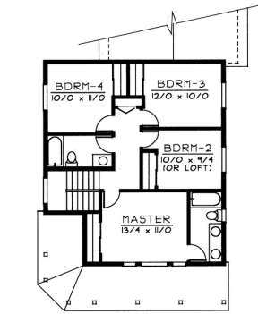 Floorplan 2 for House Plan #692-00097