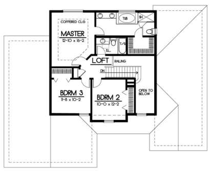 Floorplan 2 for House Plan #692-00098