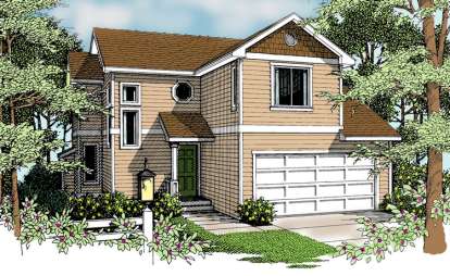 3 Bed, 2 Bath, 1278 Square Foot House Plan - #692-00102