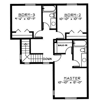 Floorplan 2 for House Plan #692-00102