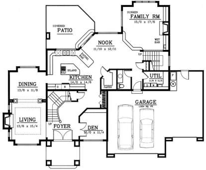 Floorplan 1 for House Plan #692-00103