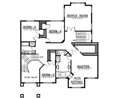 Floorplan 2 for House Plan #692-00103