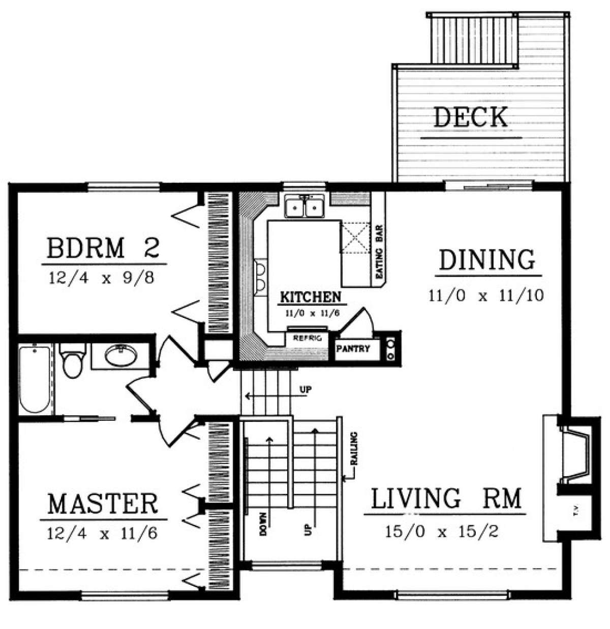 Floorplan 2 for House Plan #692-00106