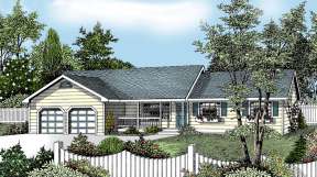 Country House Plan #692-00111 Elevation Photo