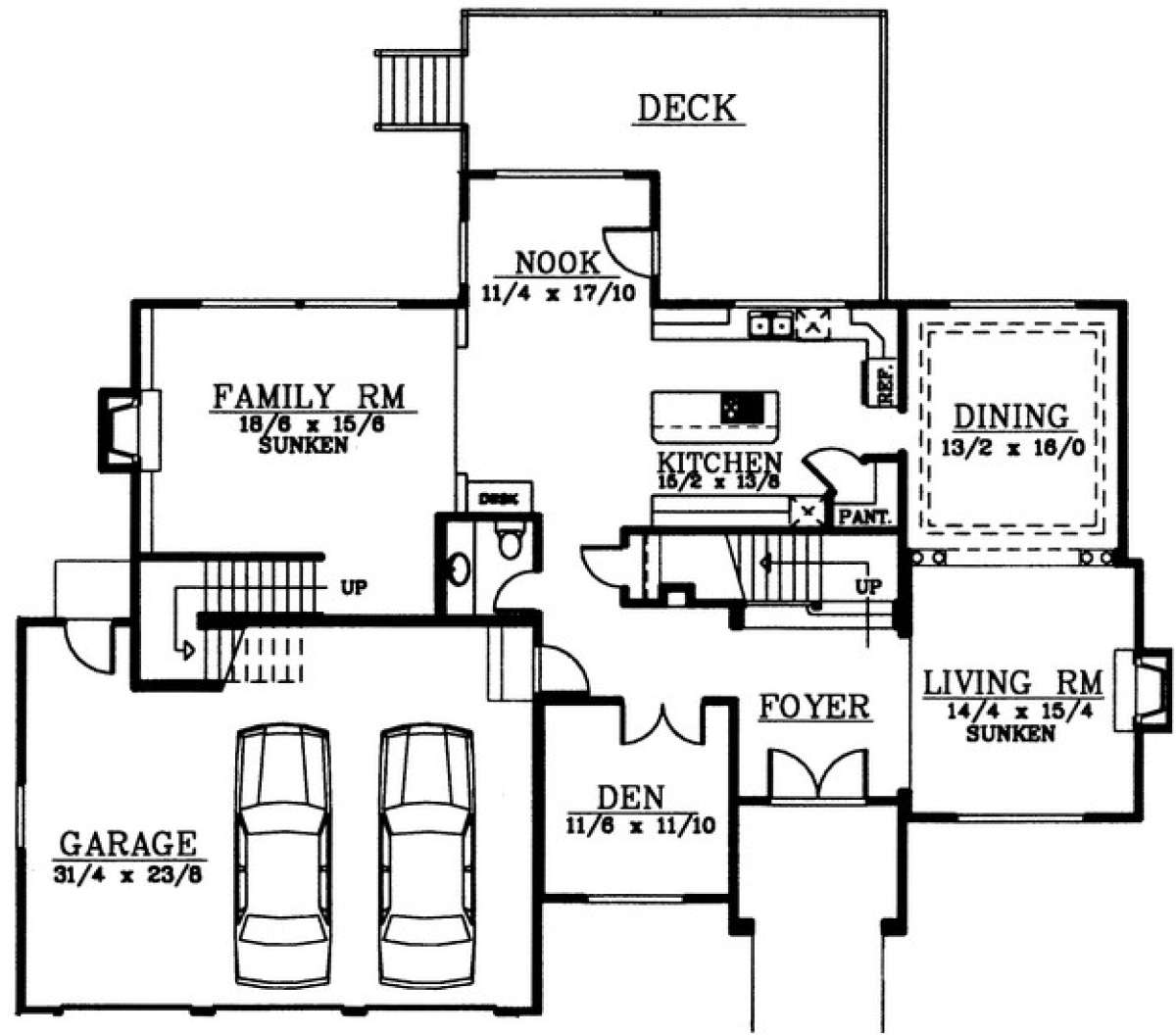 Floorplan 1 for House Plan #692-00114
