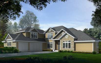 4 Bed, 3 Bath, 4701 Square Foot House Plan - #692-00116