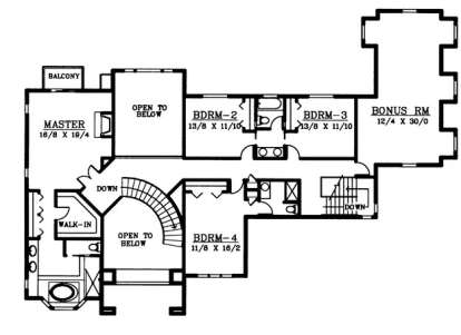 Floorplan 2 for House Plan #692-00117